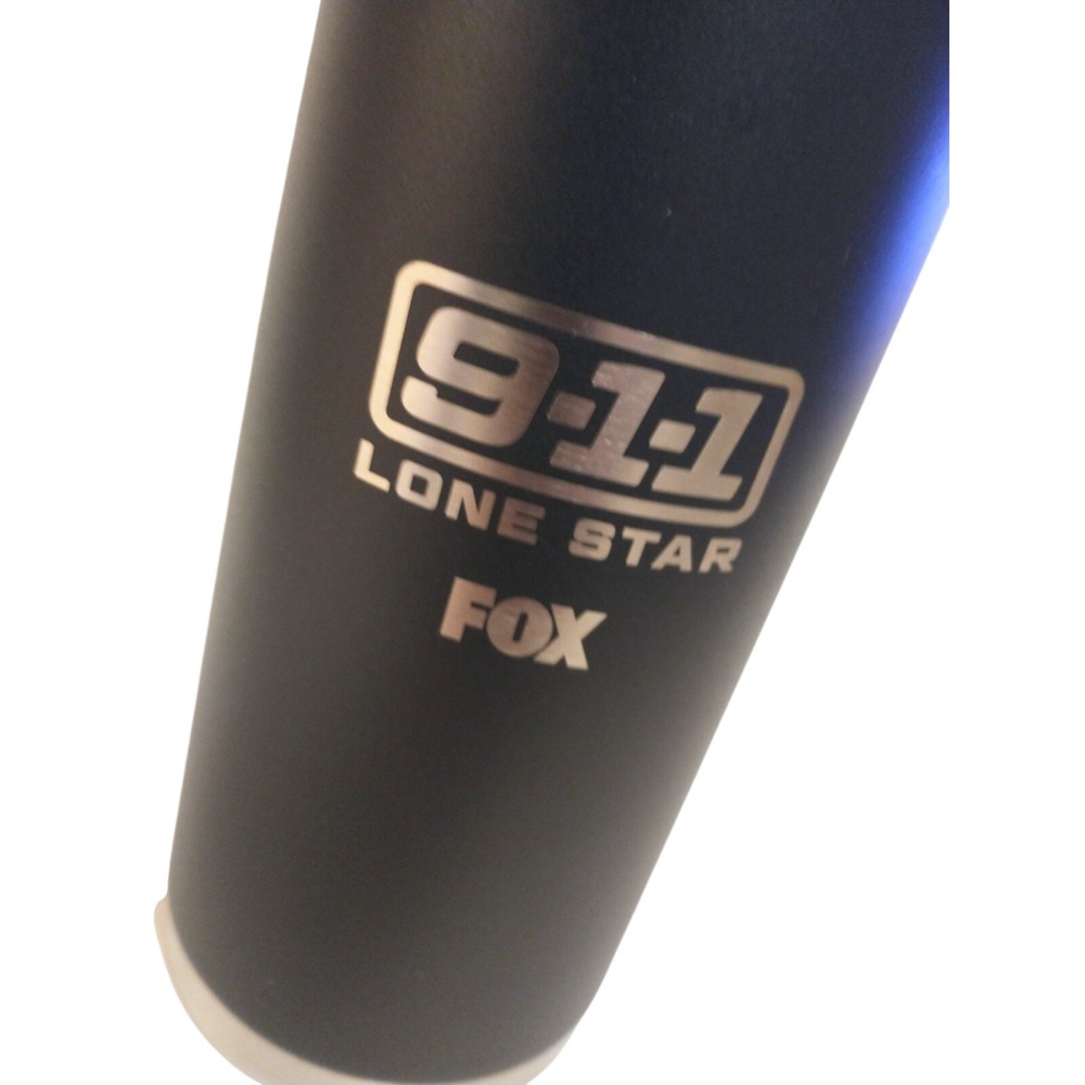 911 Lone Star Igloo 24 oz Stainless Steel Tumbler Vacuum Insulated Bottle Black - Picture 2 of 9